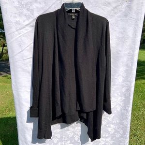 Banana Republic Factory Black Drapey Cardigan